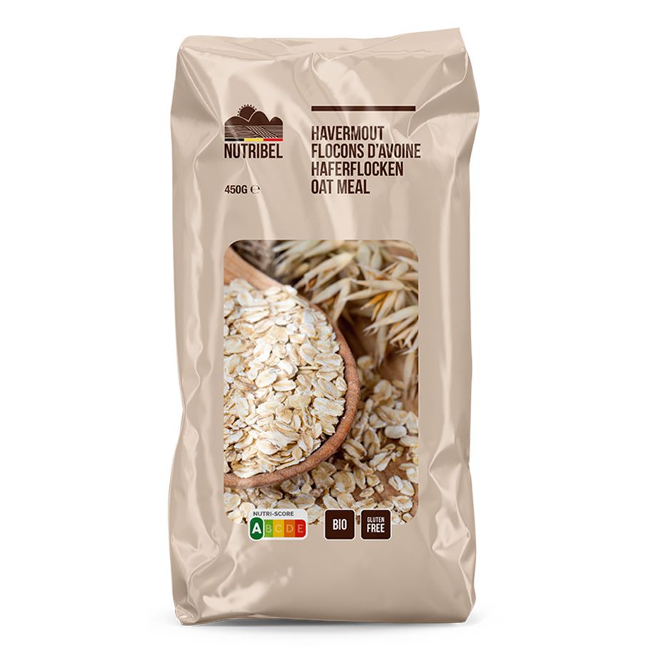 Nutribel Havermout glutenvrij bio 450 gram