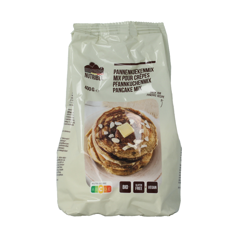 Nutribel Pannenkoekenmix glutenvrij bio 400 gram