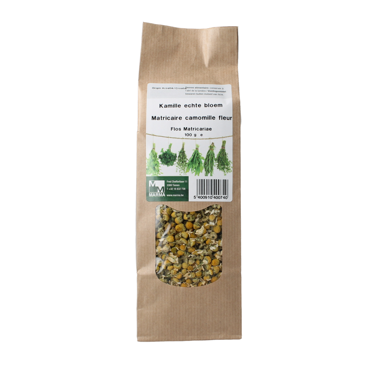 Marma Kamille echte bloem 100 gram