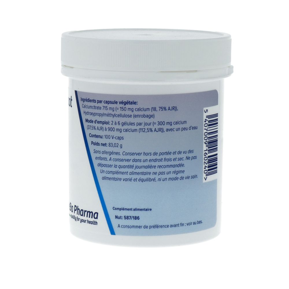 Deba Pharma Calciumcitraat 715 mg 100 vcaps