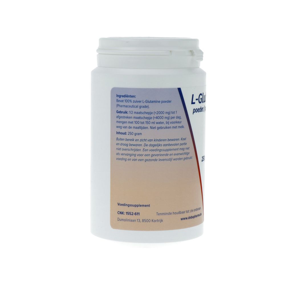 Deba Pharma L-Glutamine 250 gram