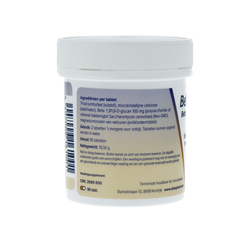 Deba Pharma Beta-Glucan 90 tabletten