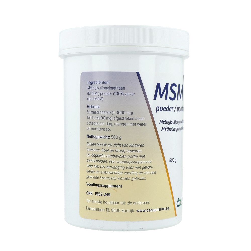 Deba Pharma Msm 500 gram