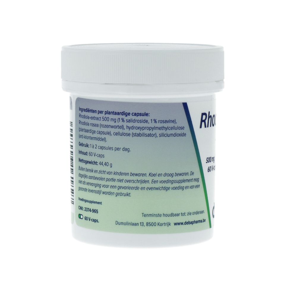 Deba Pharma Rhodiola Extract 500 mg 60 vcaps