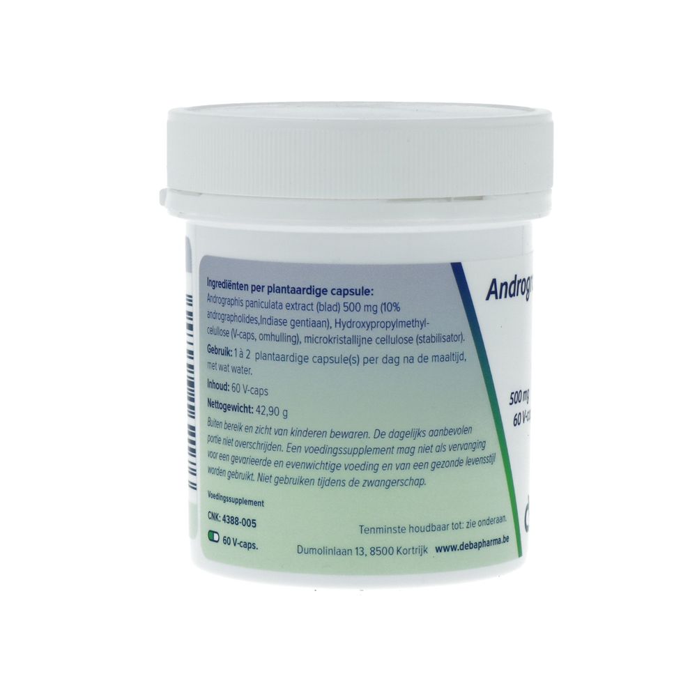 Deba Pharma Andrographis-500 60 vcaps