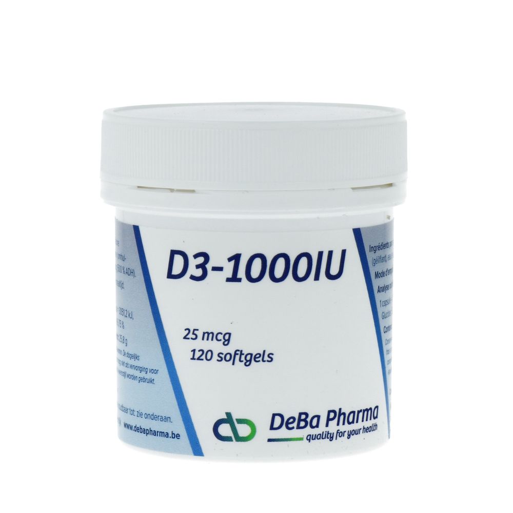 Deba Pharma D3-1000 IE 25 mcg 120 softgels