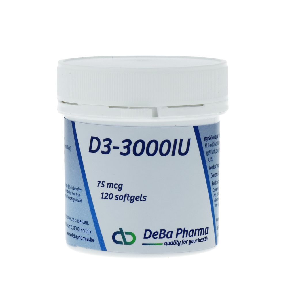 Deba Pharma D3-3000 IE 75 mcg 120 softgels