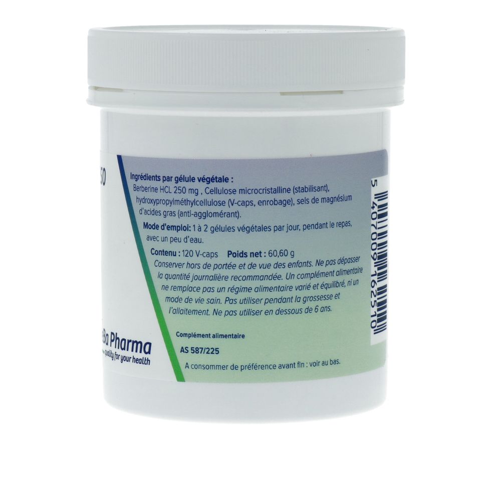 Deba Pharma Berberine-250 120 vcaps