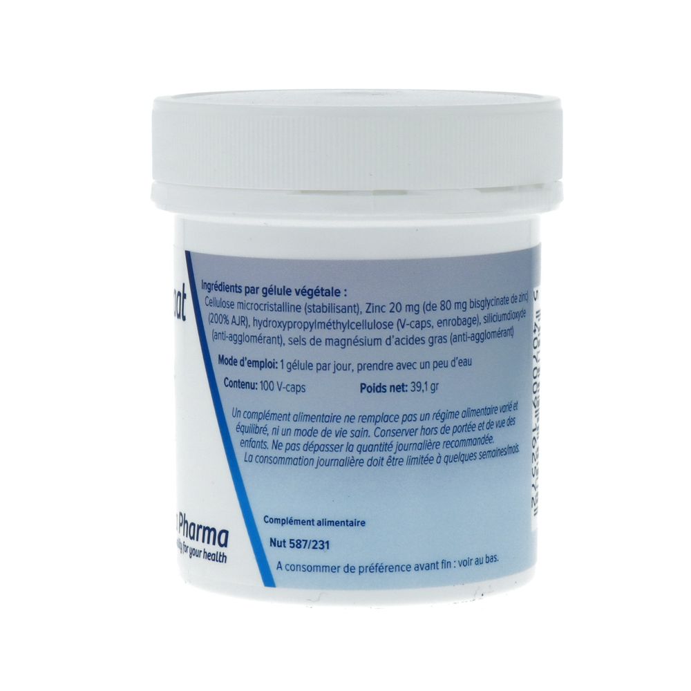 Deba Pharma Zinkbisglycinaat 100 vcaps