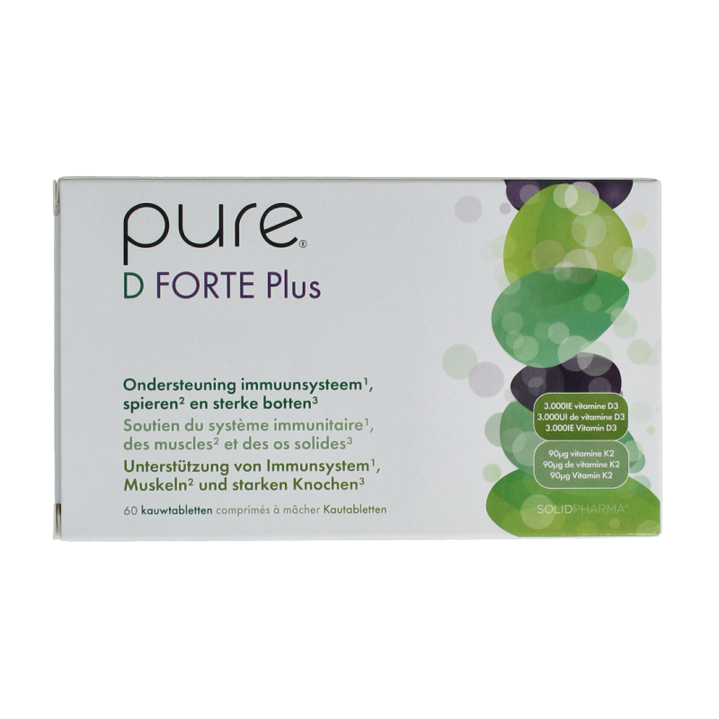 Pure D-forte plus 60 tabletten
