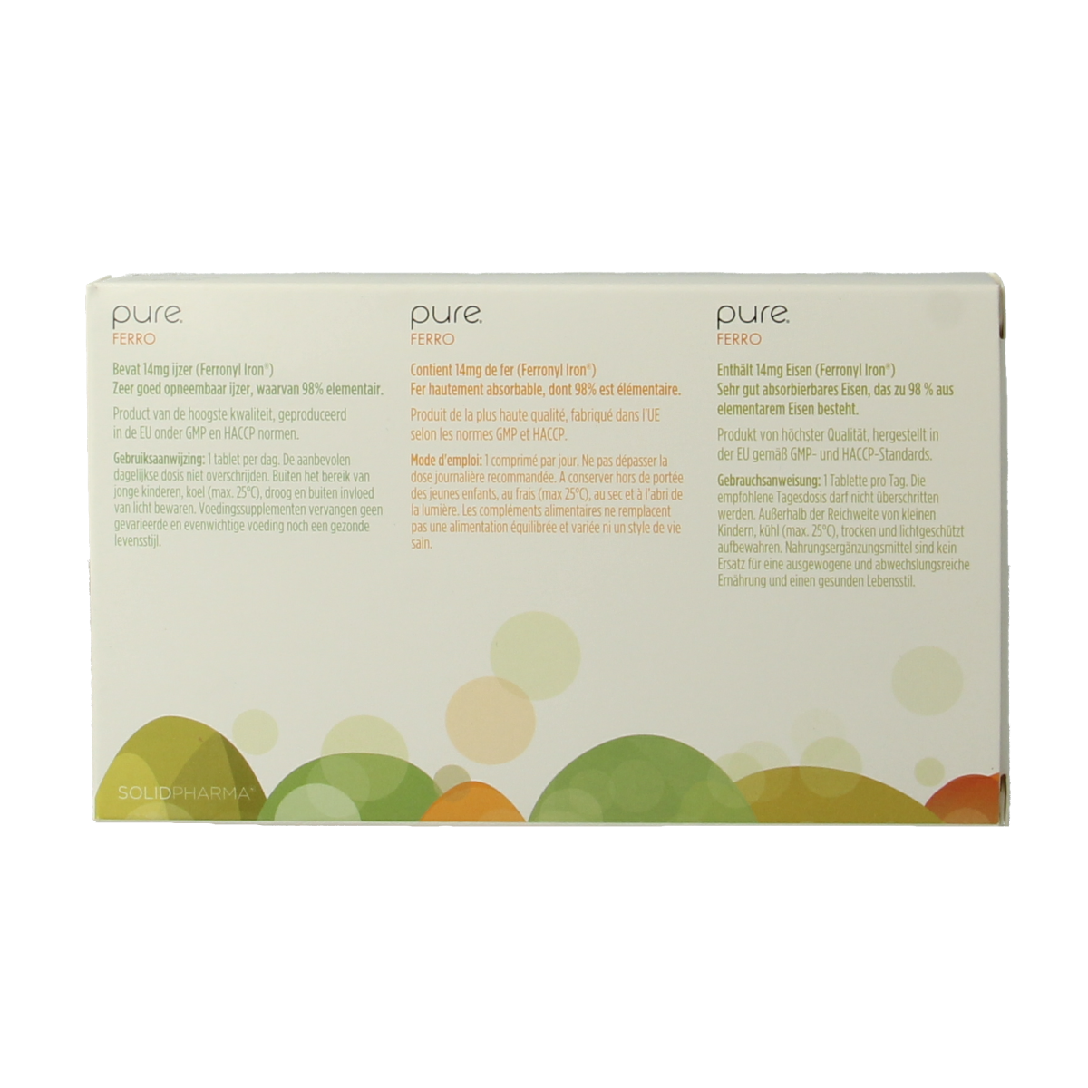 Pure Ferro 60 tabletten
