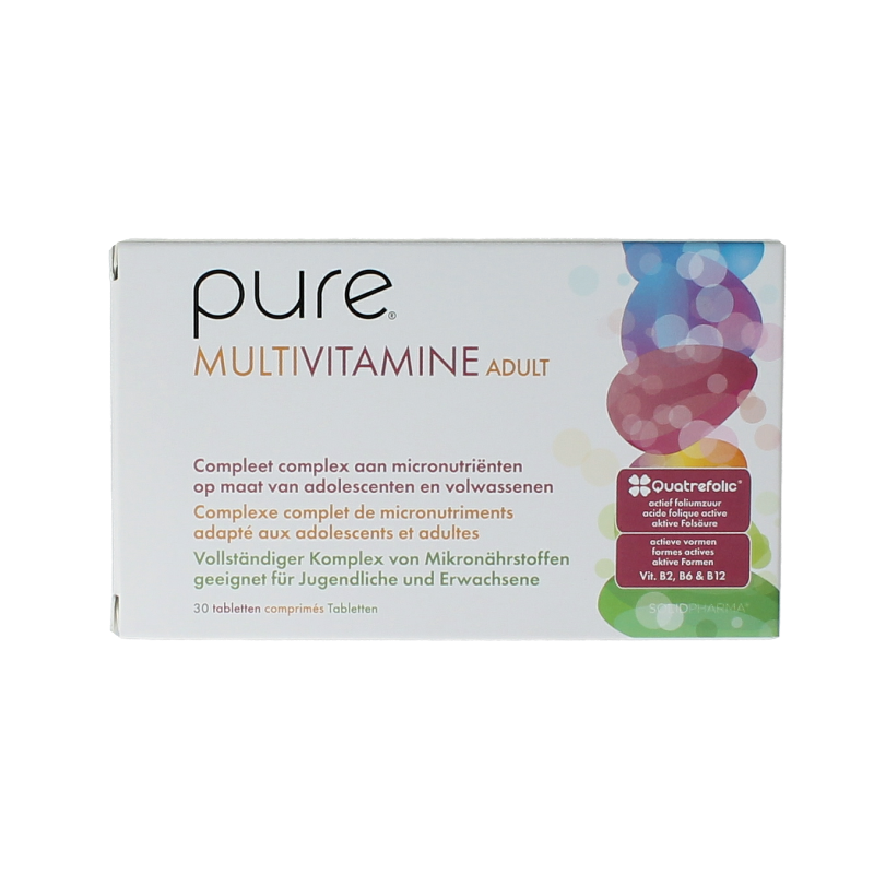 Pure Multivitamine adult 30 tabletten