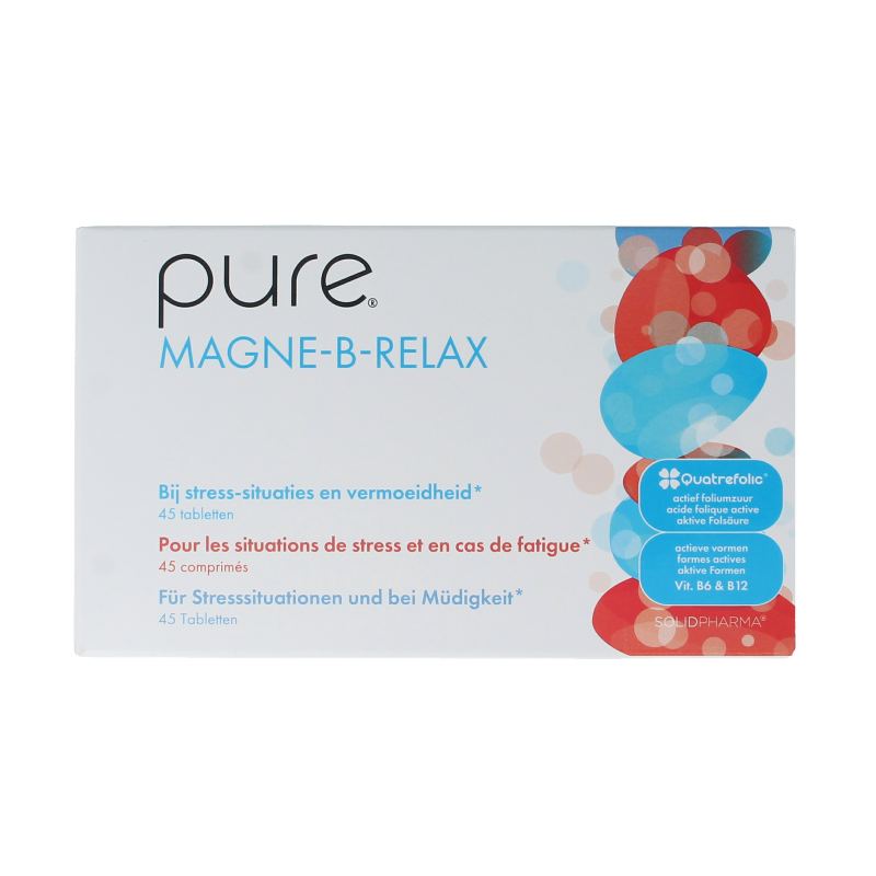 Pure Magne b relax 45 tabletten