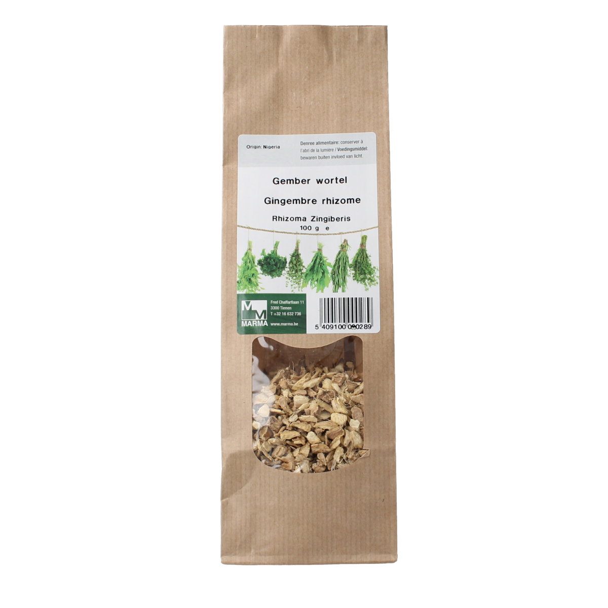 Marma Gember wortel 100 gram