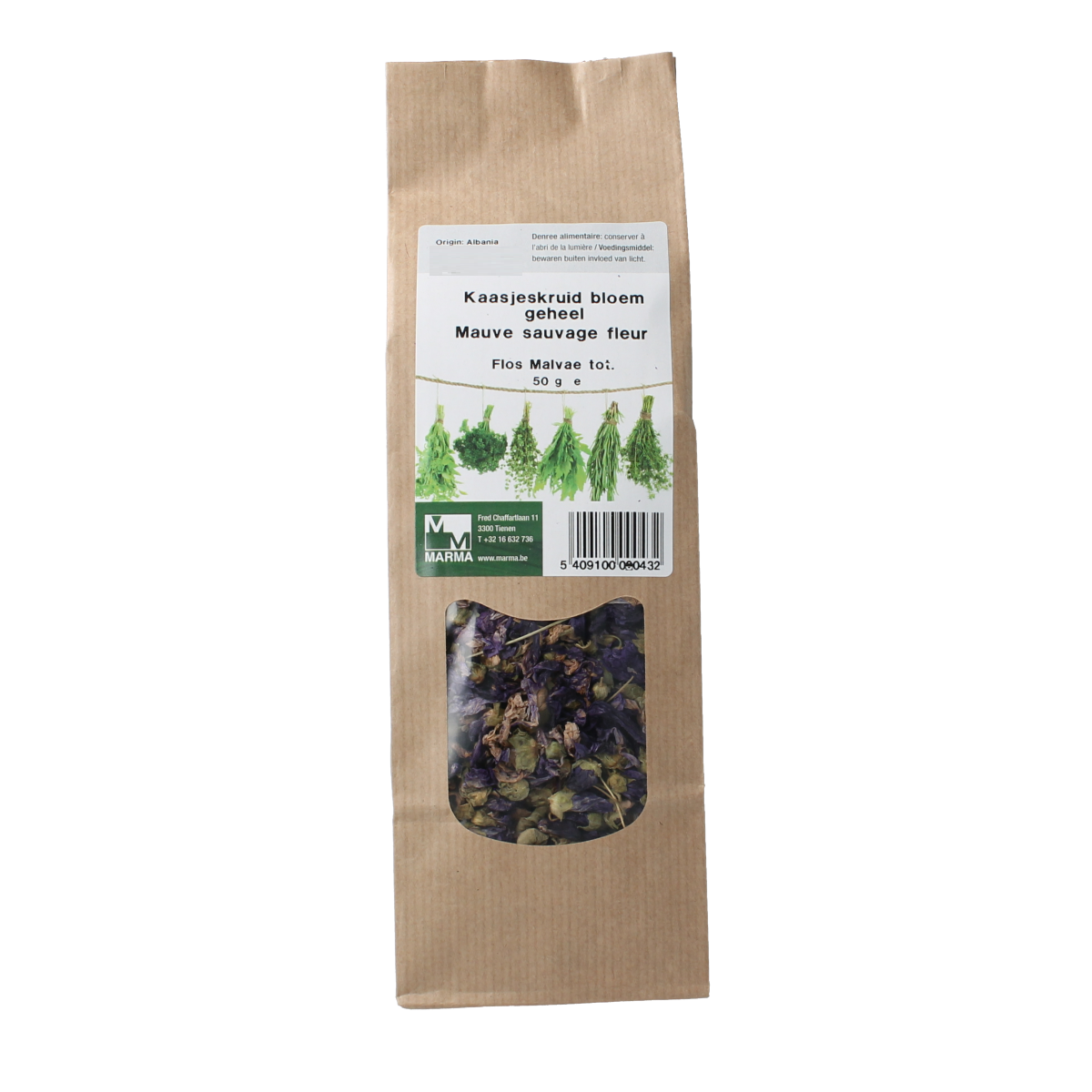 Marma Kaasjeskruid bloem geheel 50 gram