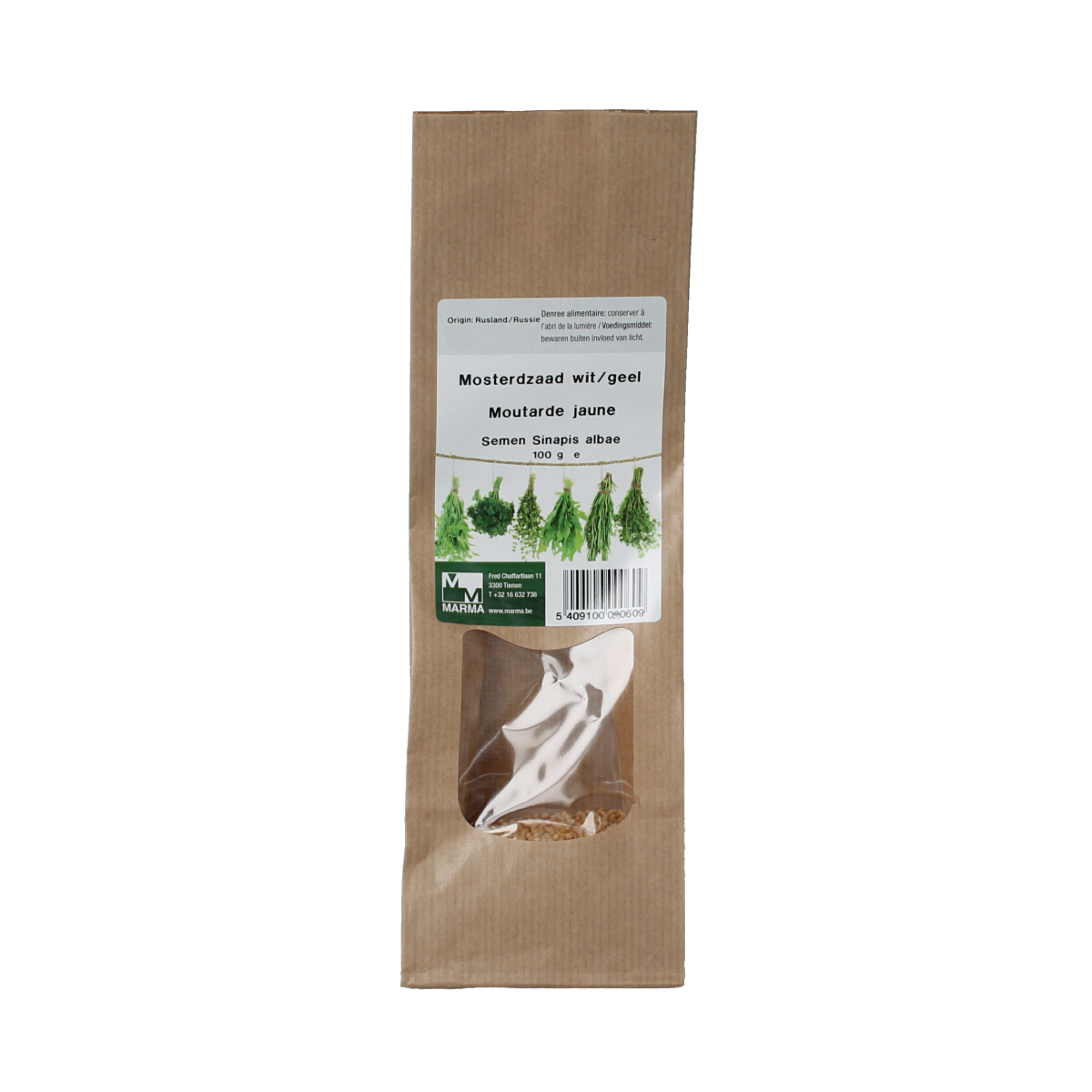 Marma Mosterdzaad wit/geel 100 gram