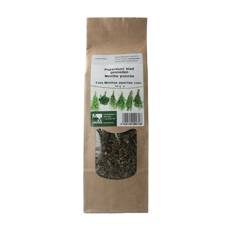 Marma Pepermuntblad gesneden 70 gram