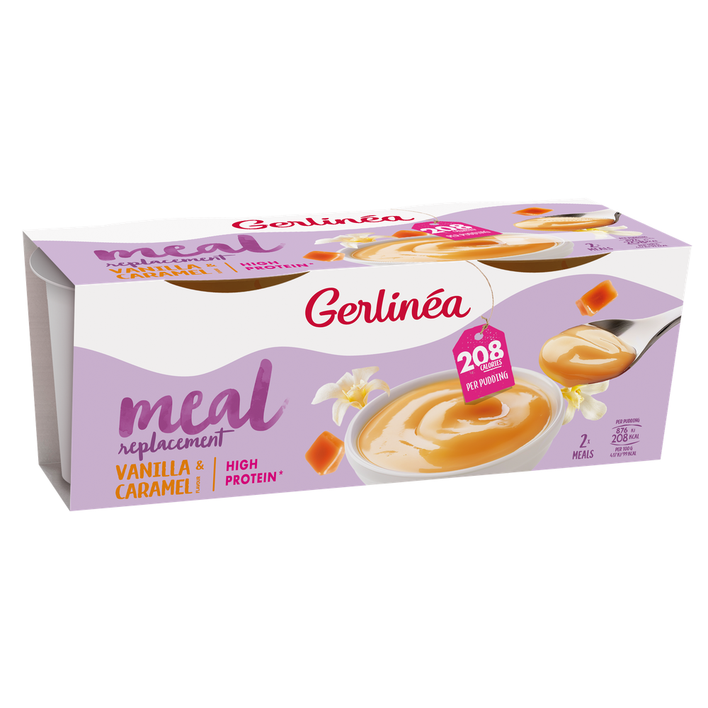 Gerlinea Pudding Vanille & Karamel 2 st