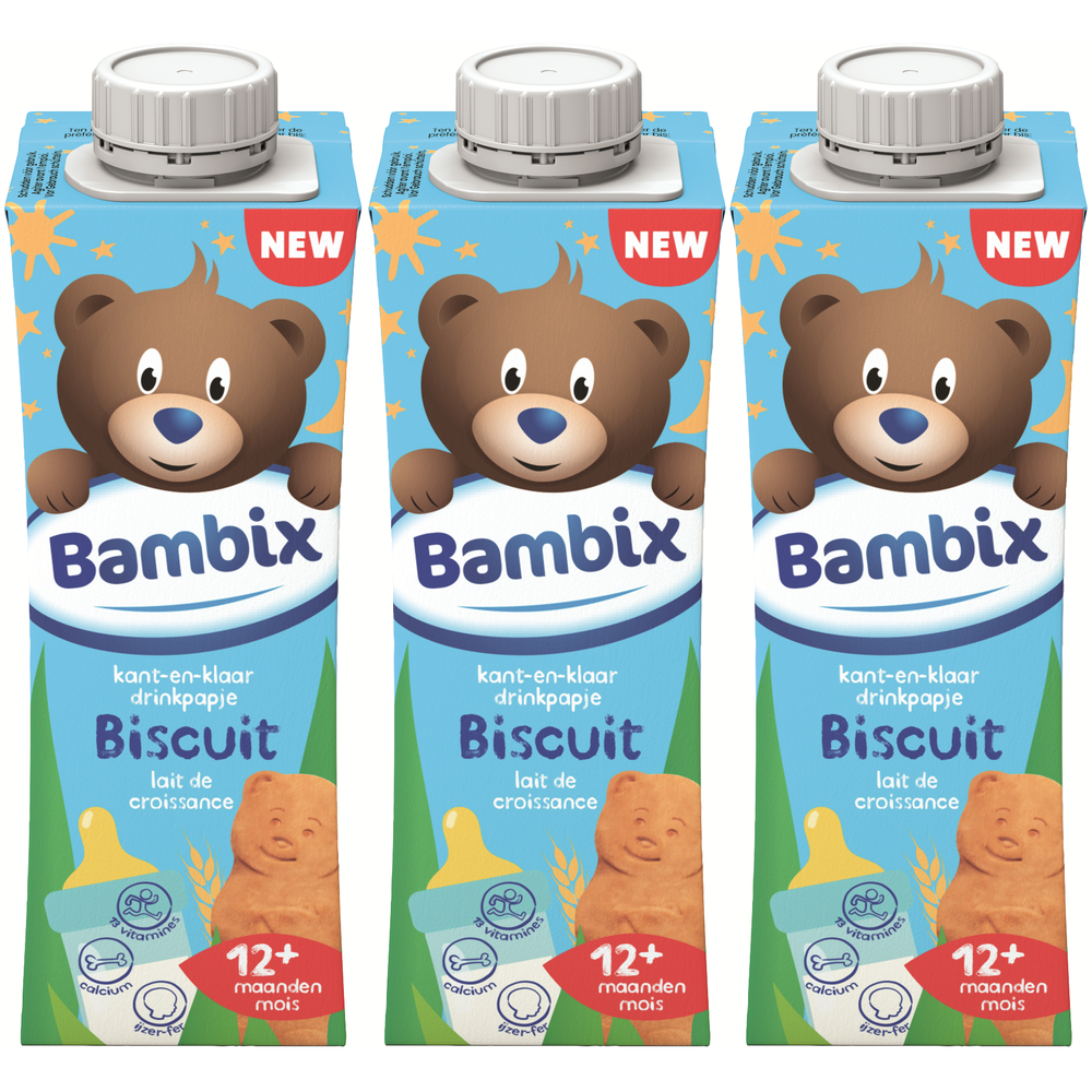 Bambix Drinkpap Koekjes 12M 750 ml