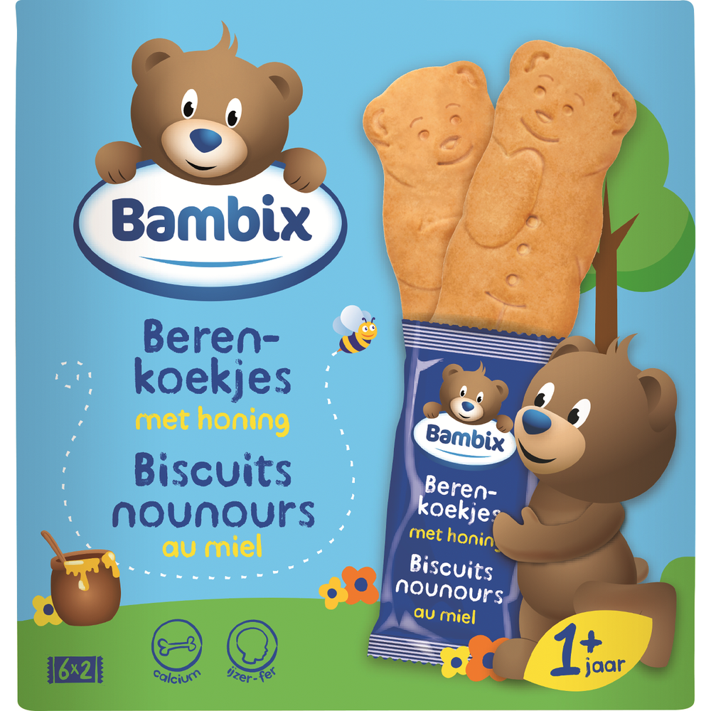 Bambix Berenkoekjes Met Honing 150 gr