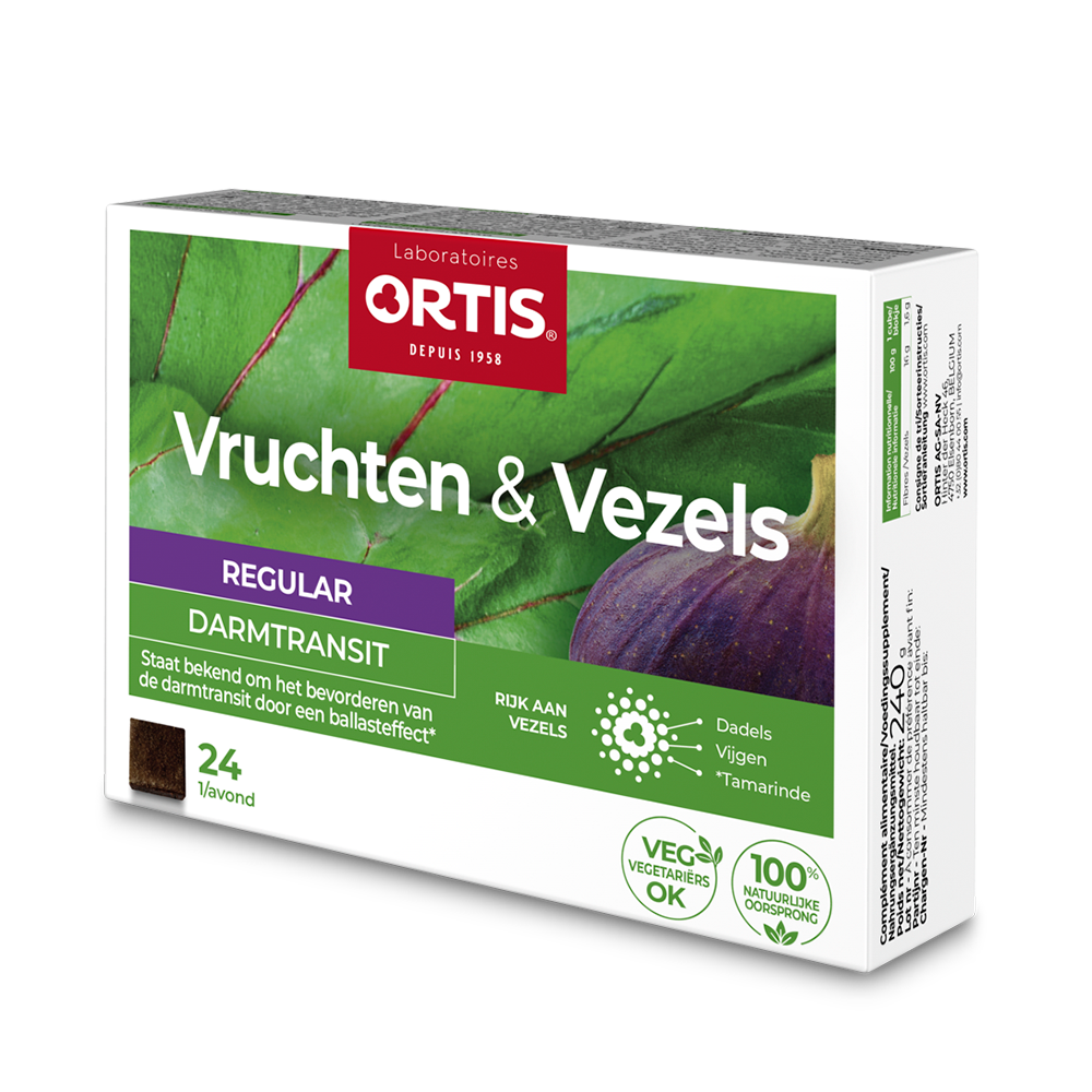 Ortis Vruchten & Vezels Regular Darmtransit Blokjes