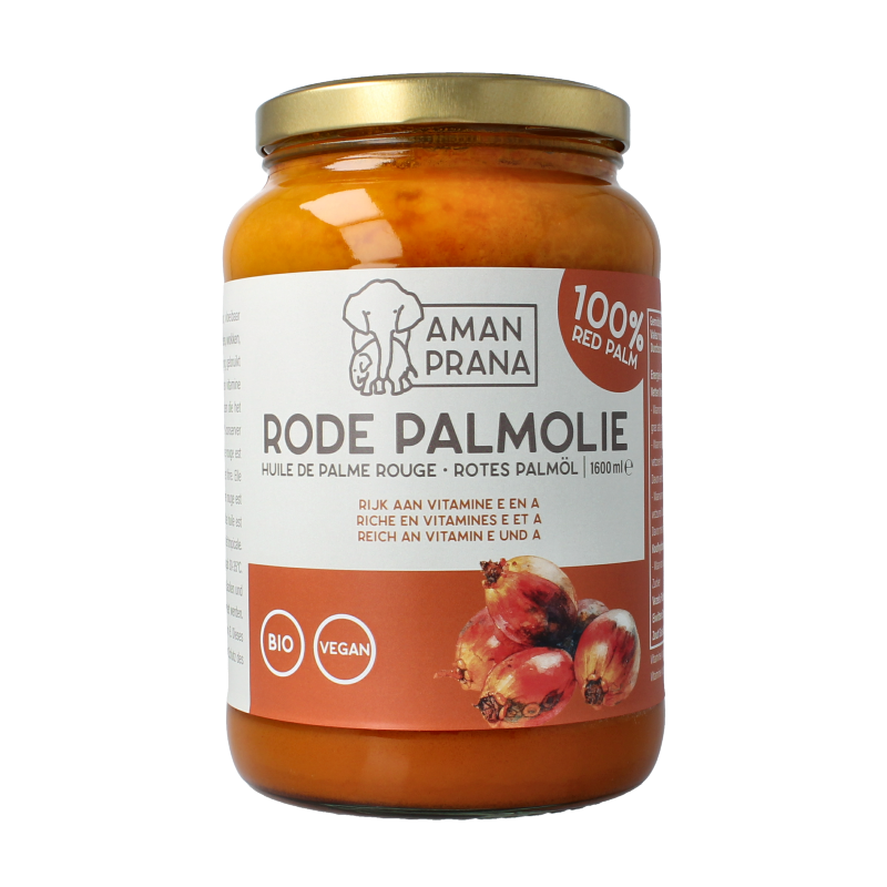 Amanprana Rode palm olie bio 1600 ml