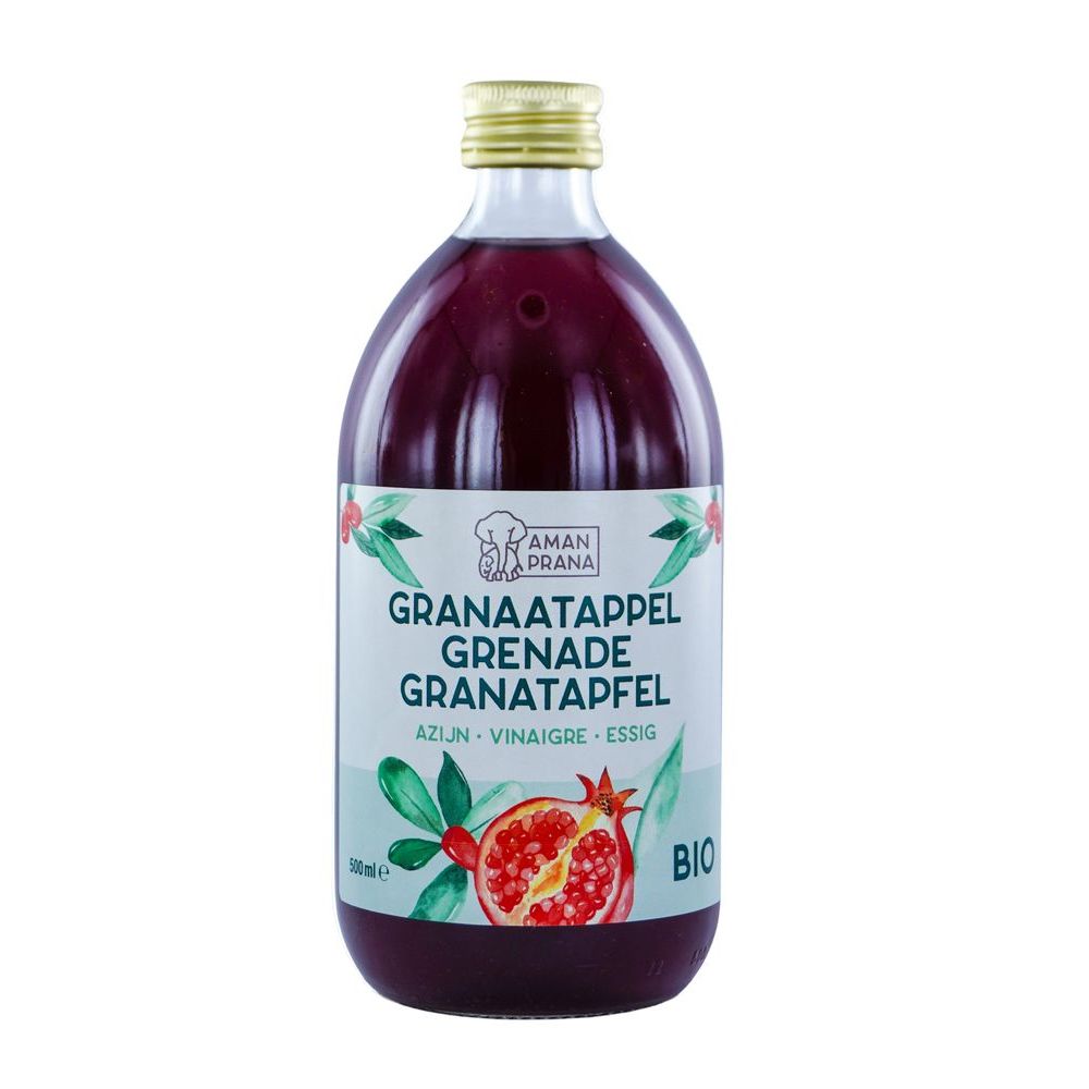 Aman Prana Granaatappelazijn Biologisch 500 ml - Amanprana