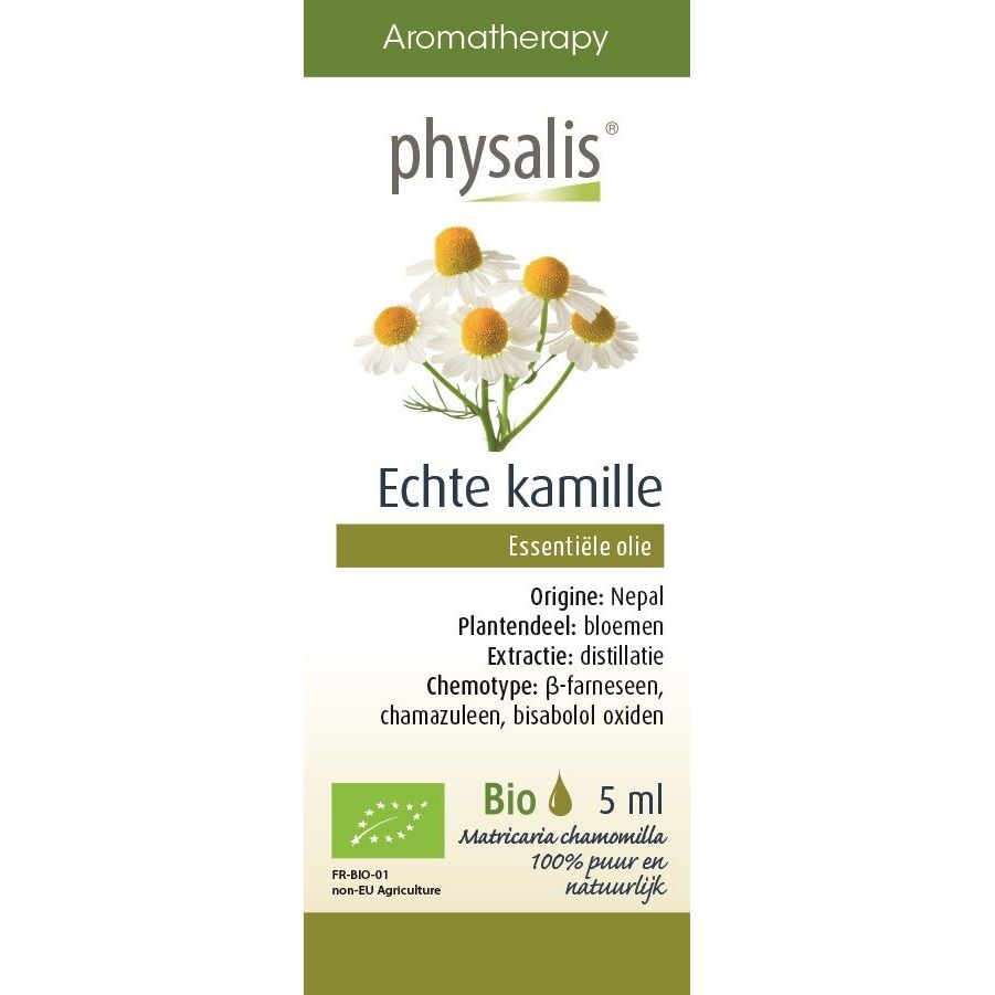 Physalis Aromatherapy Echte Kamille Essentiele Olie Bio 5 ml