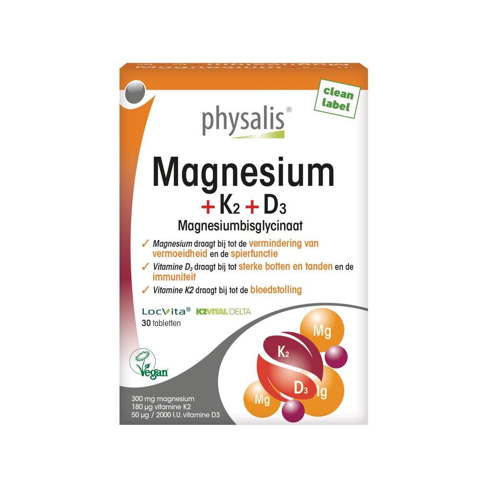 Physalis Magnesium + K2 + D3 30 tb