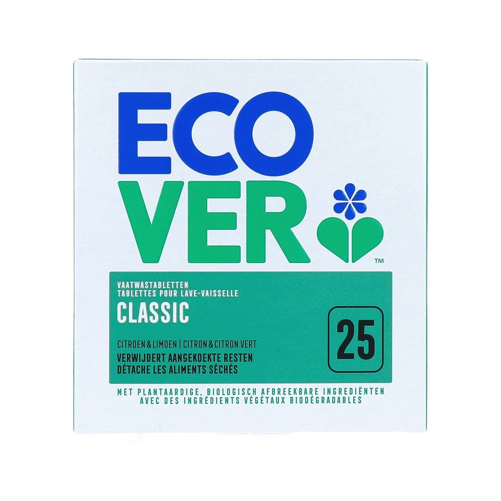 Ecover Vaatwastabletten Classic 25 tb
