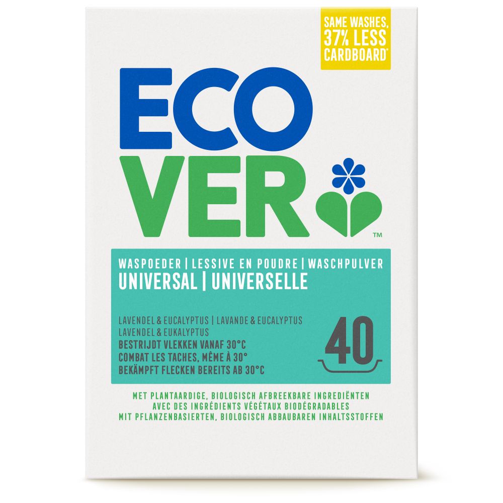 Ecover Universal Waspoeder Lavendel & Eucalyptus 3 kg
