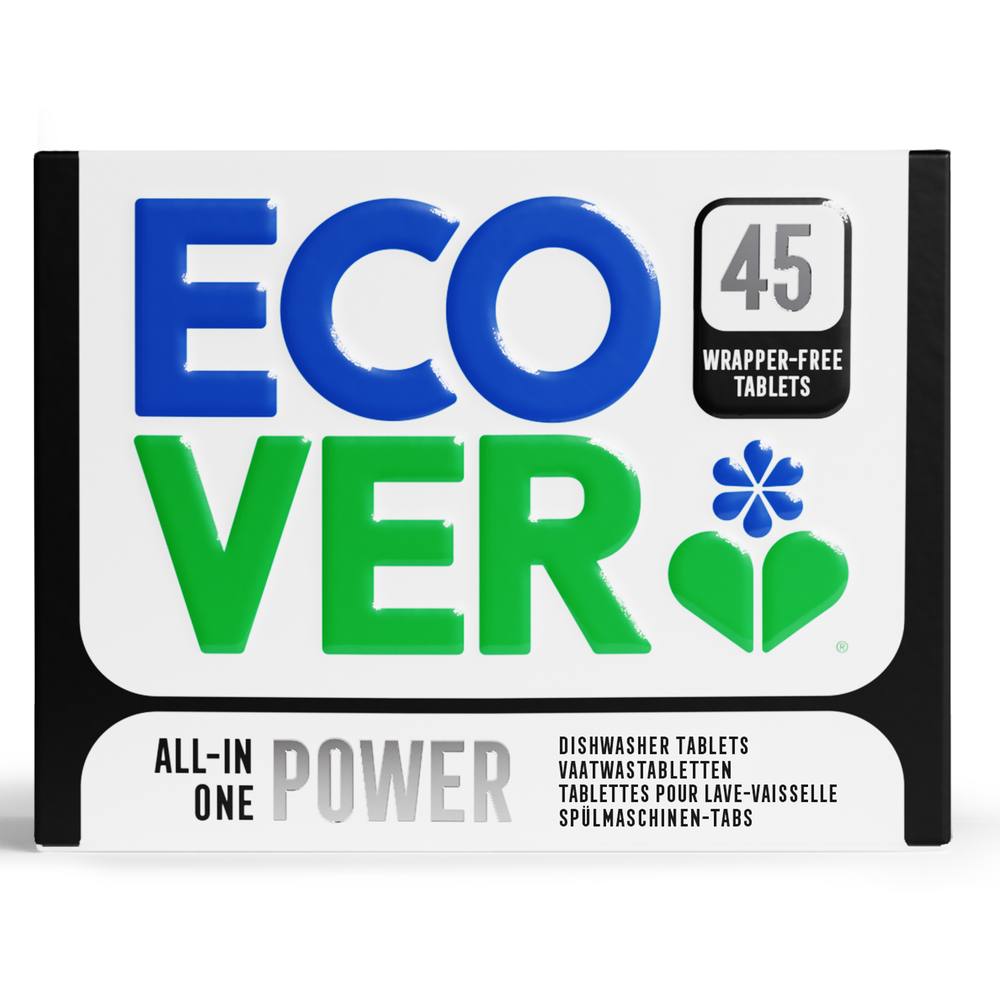 Ecover Power All-In-One Vaatwastabletten 45 st
