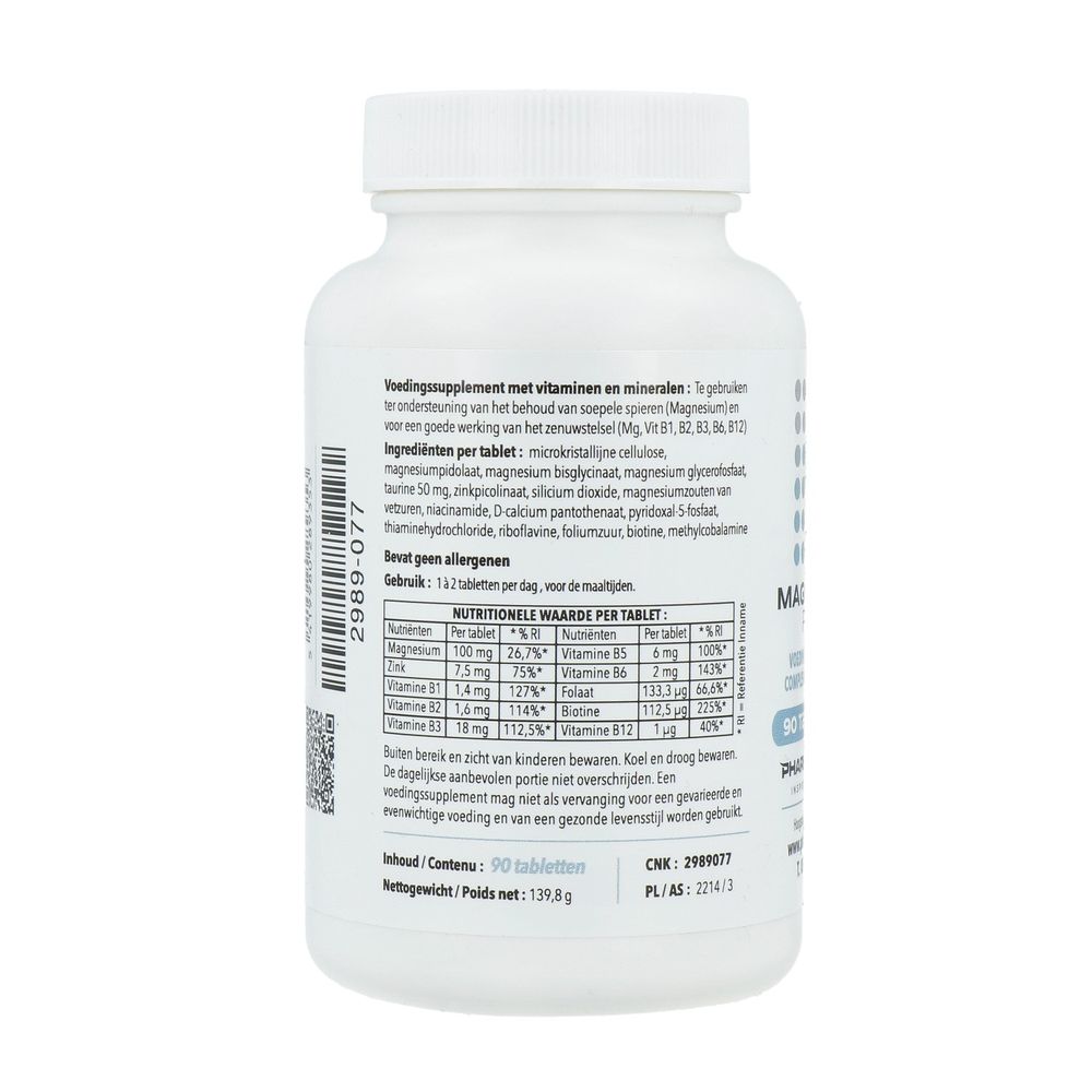 Pharmanutrics Magnesium Plus 90 tabletten