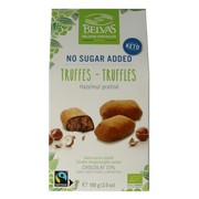 Belvas Hazelnoot praline truffels bio 100 gram