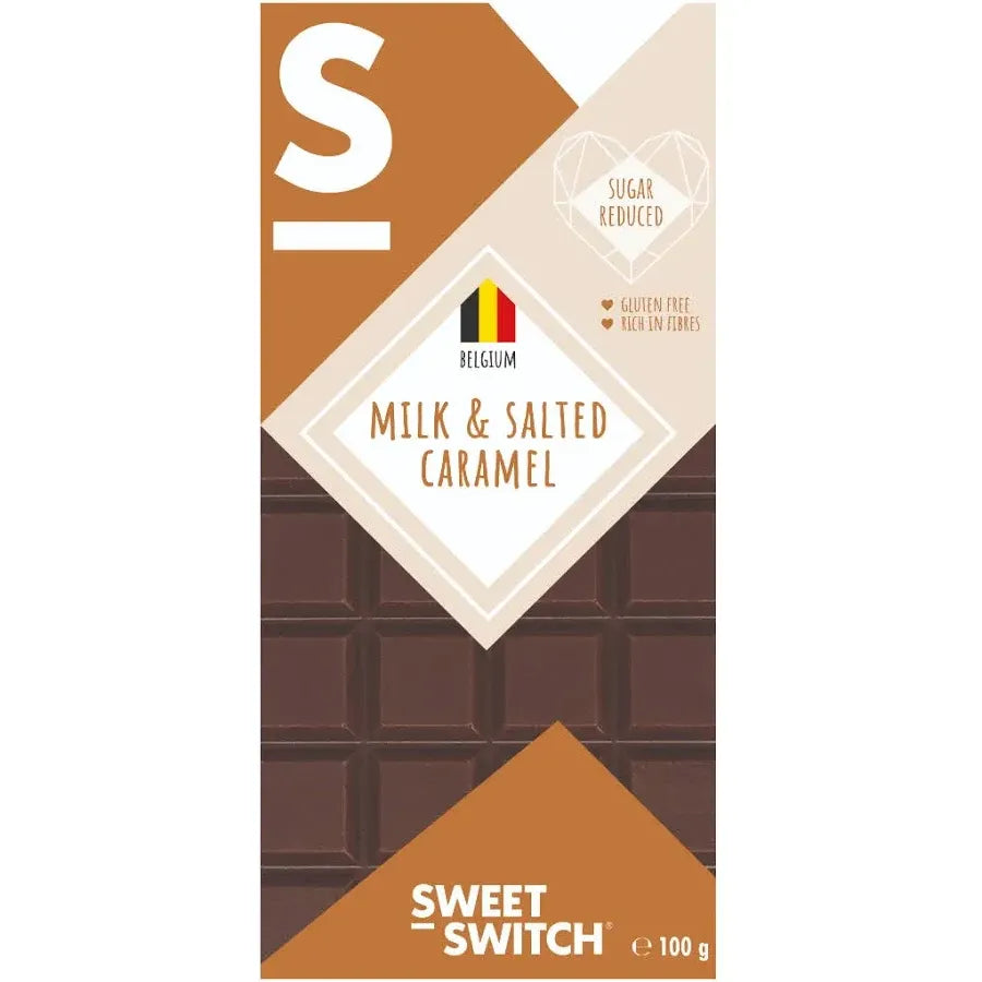 Sweet-switch Milk & Salted Caramel Chocolate 100 gr