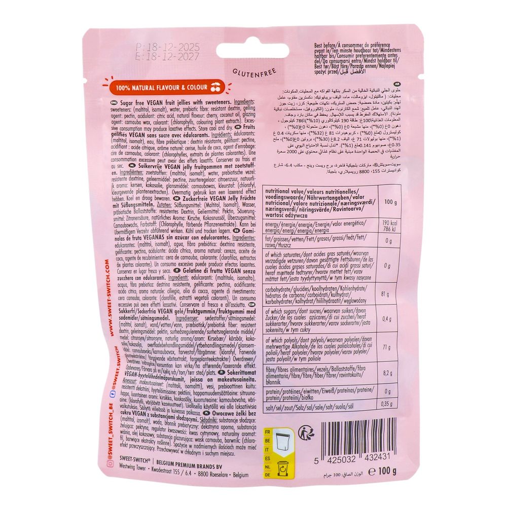 Sweet-Switch Cherry-licious 100 gram