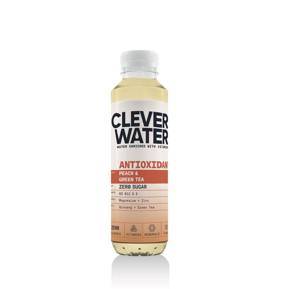 Clever Water Antioxidant Peach & Green Tea