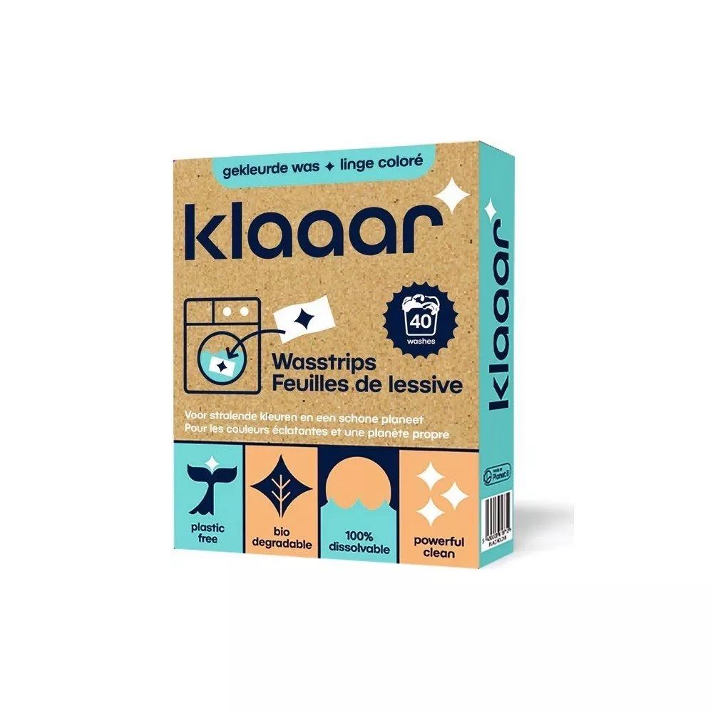 Klaaar Wasstrips Gekleurde Was 40 st
