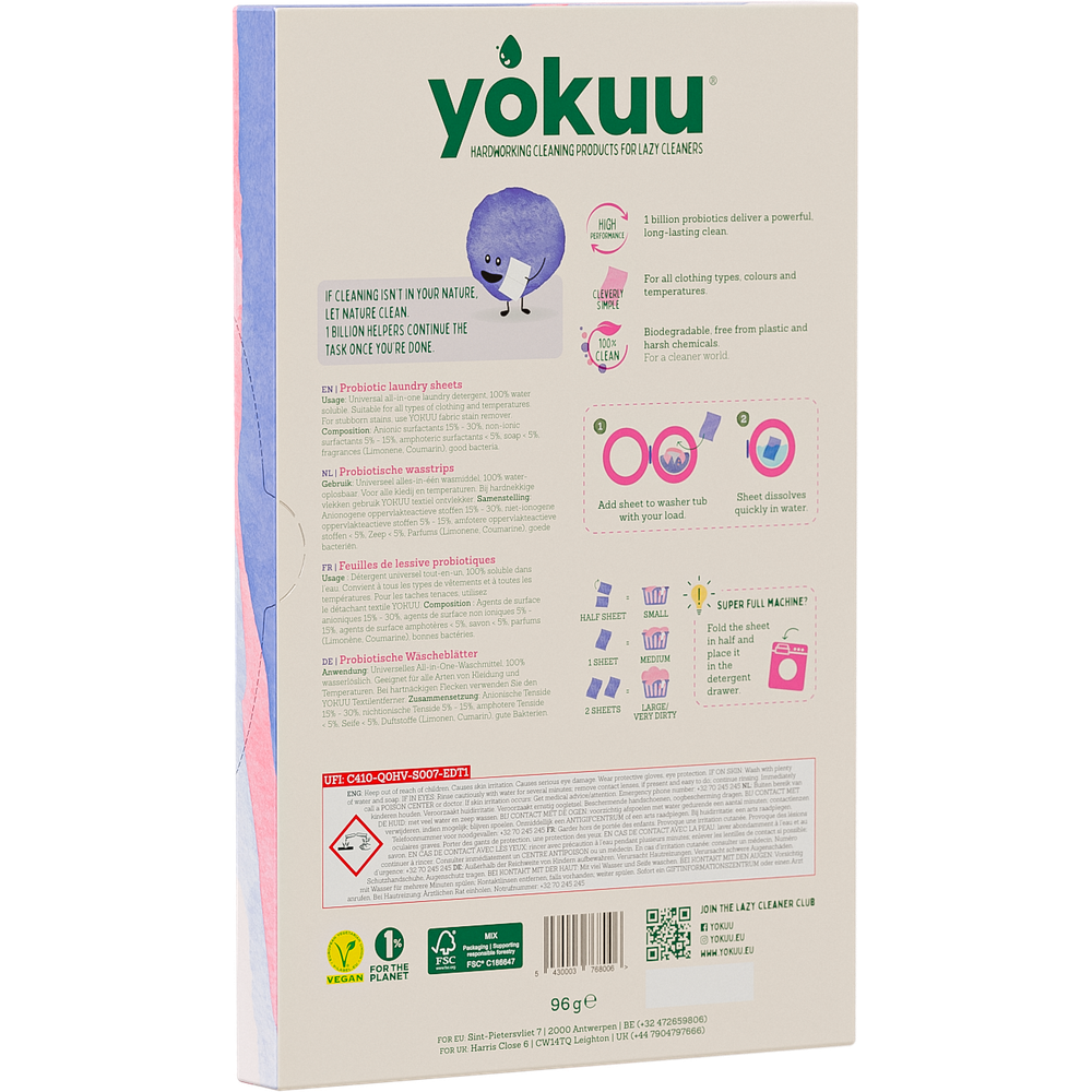 Yokuu wasstrips lavendel 32 stuks