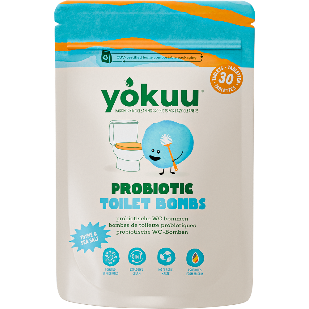 Yokuu toilet bomb thyme & sea salt 30 stuks