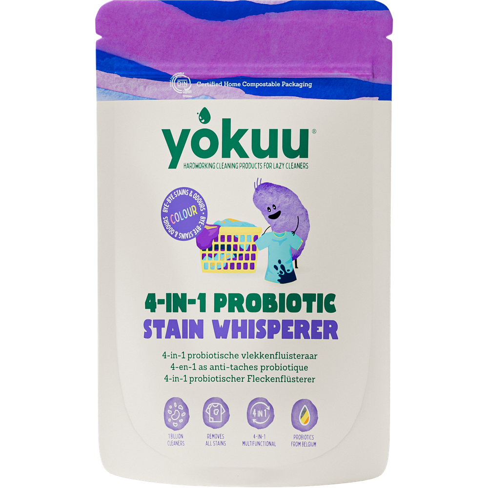 Yokuu 4 in 1 probiotische vlekkenfluisteraar voor gekleurde was