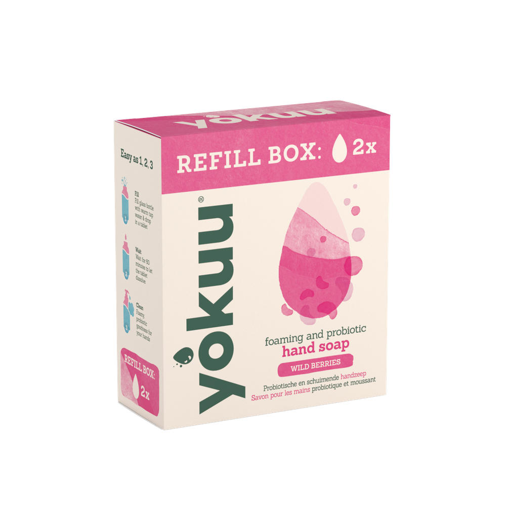 Yokuu handzeep wild berries refill 2 stuks
