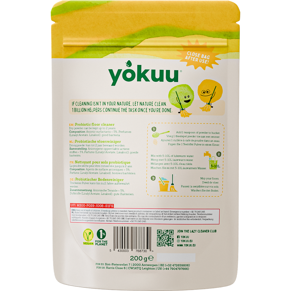 Yokuu Vloerreiniger poeder