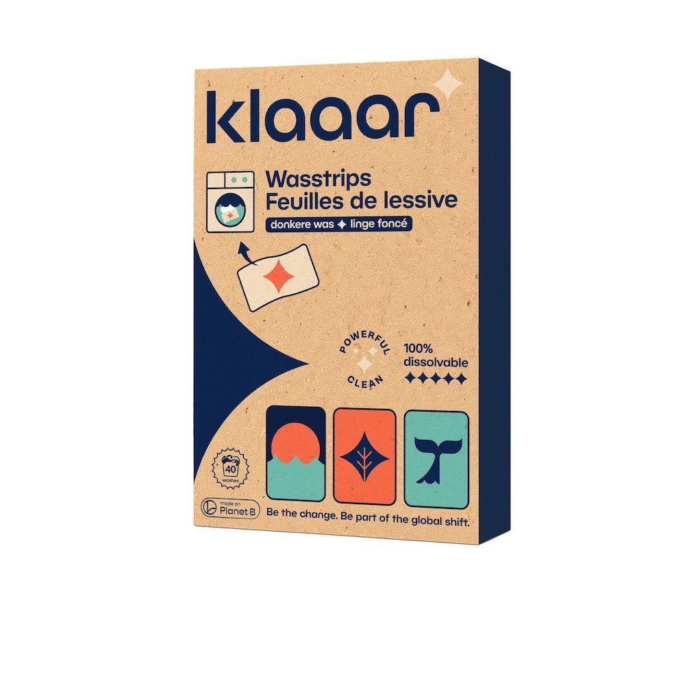 Klaaar Wasstrips Donkere Was 40 st