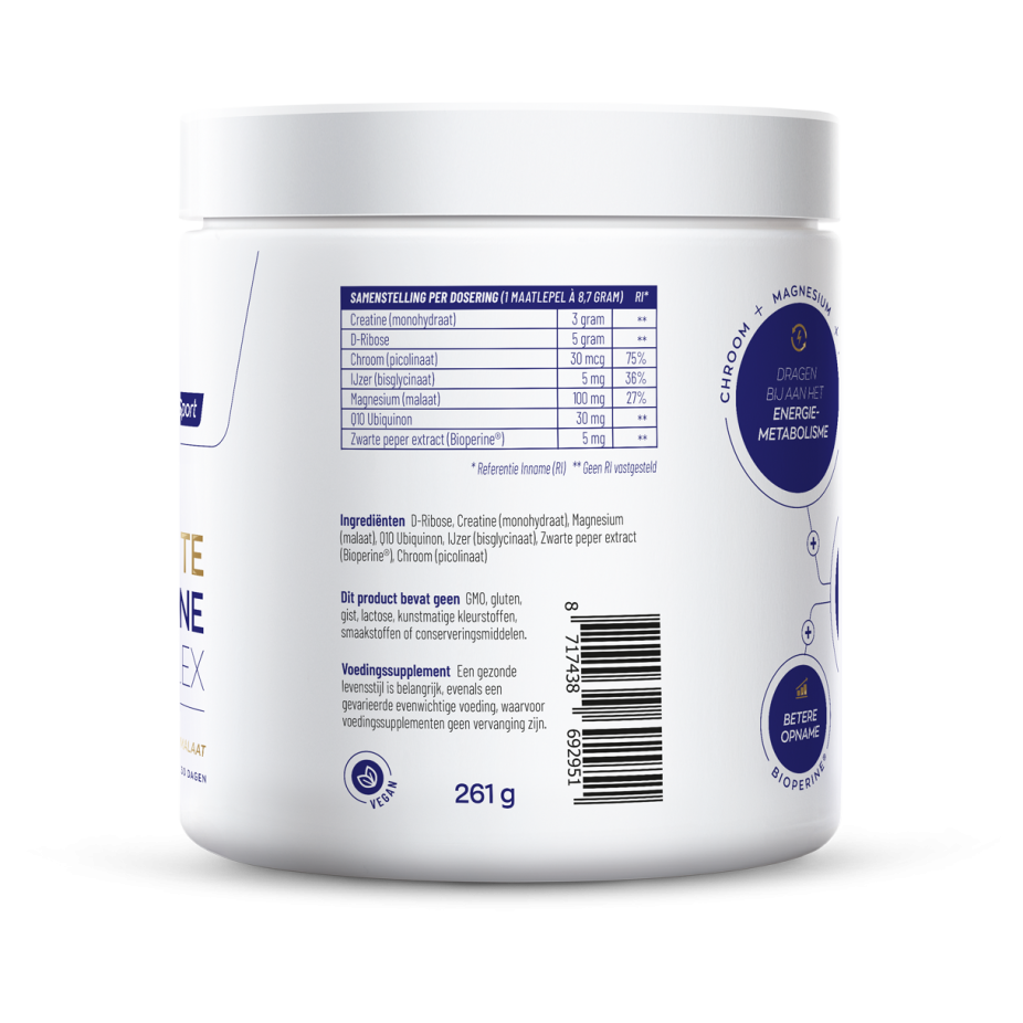 Vitakruid Elite Creatine Monohydraat 261 gram