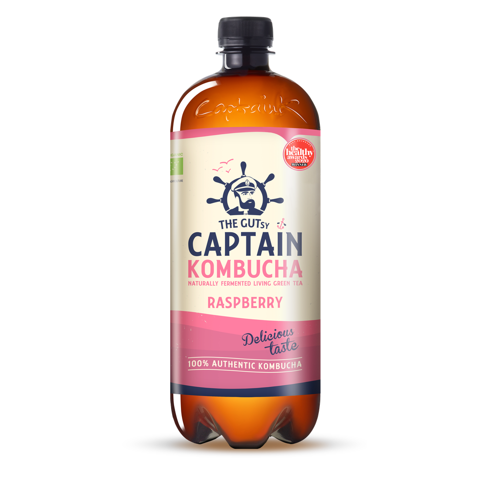 The GUTsy Captain Kombucha California Raspberry 1 lt