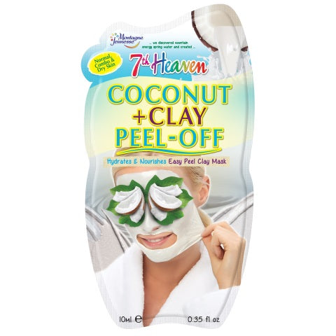 Montagne 7th Heaven face mask coconut & clay peel off 10 sachets