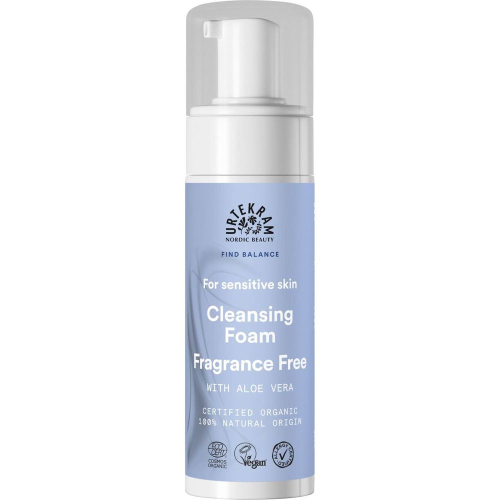 Urtekram Reinigings foam gevoelige huid fragrance free 150 ml