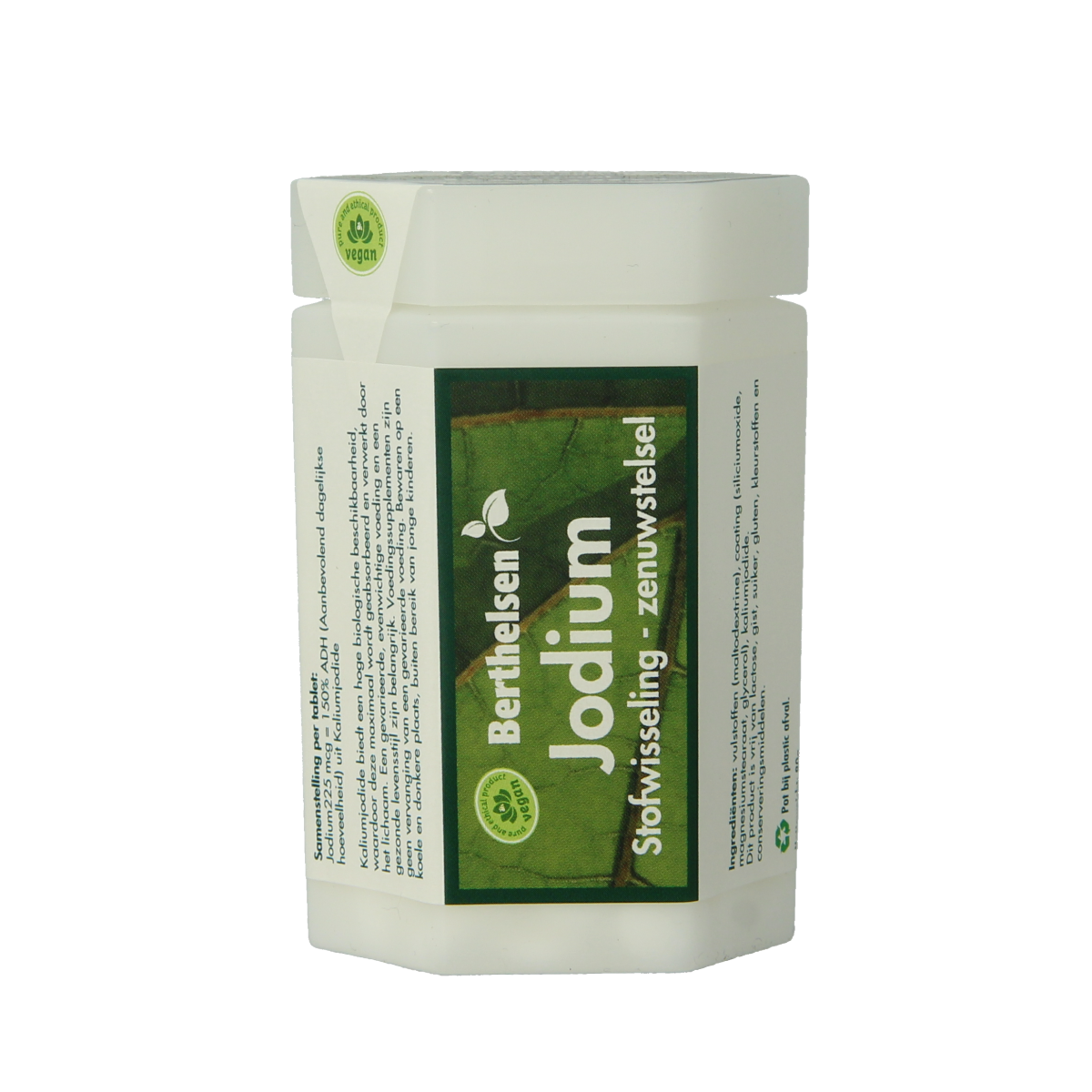 Berthelsen Jodium kaliumjodide 225 mcg 180 tabletten