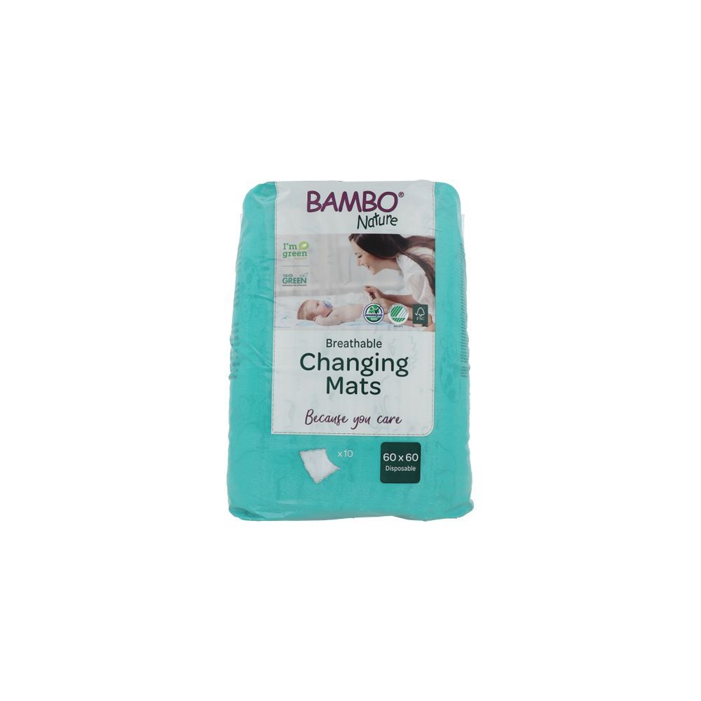 Bambo Nature Verschoonmatjes 60x60 10 st